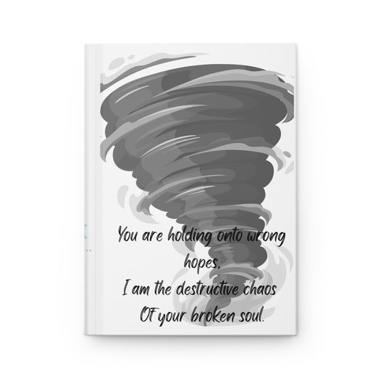 DESTRUCTIVE CHAOS Hardcover Journal Matte