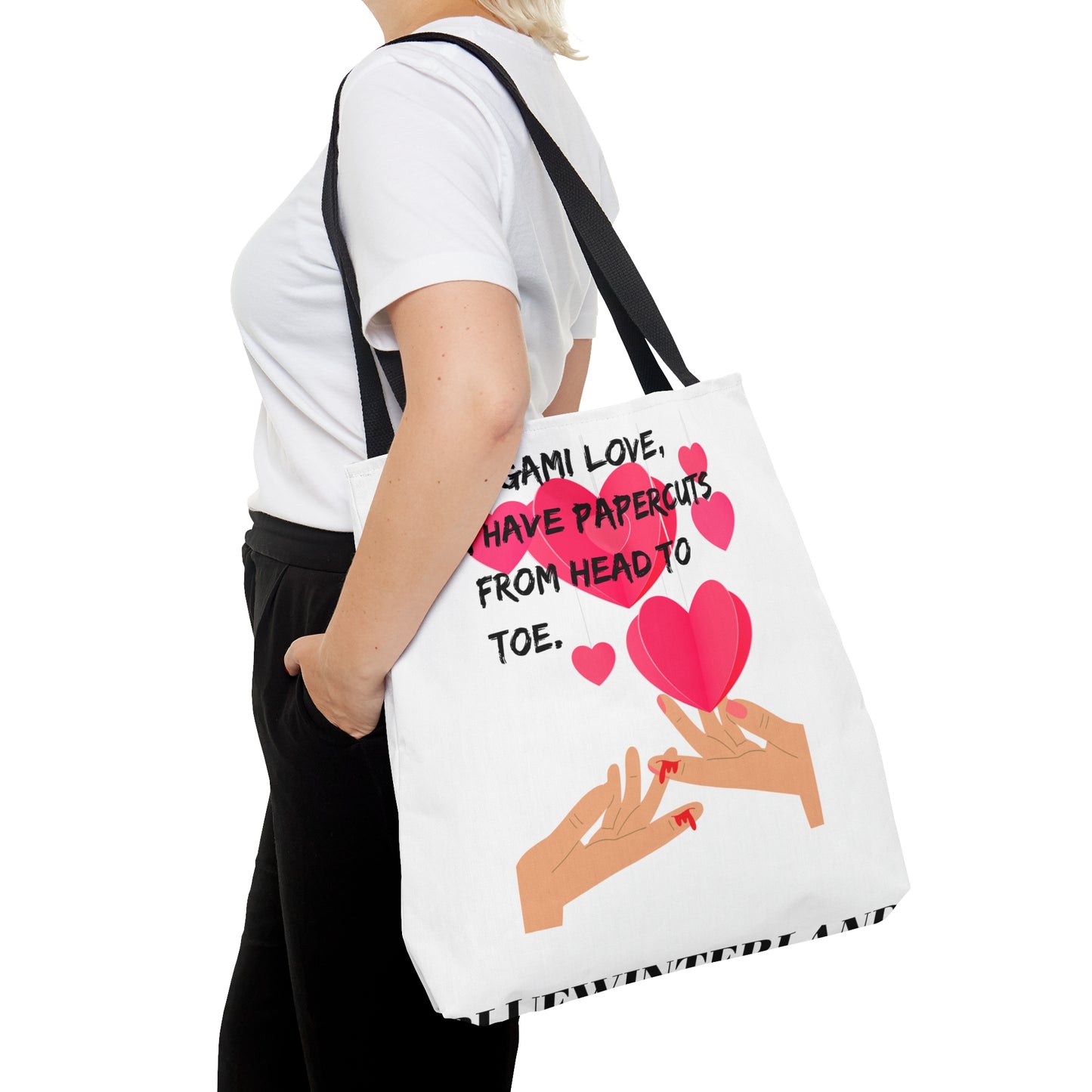 ORIGAME LOVE tote Bag (AOP)