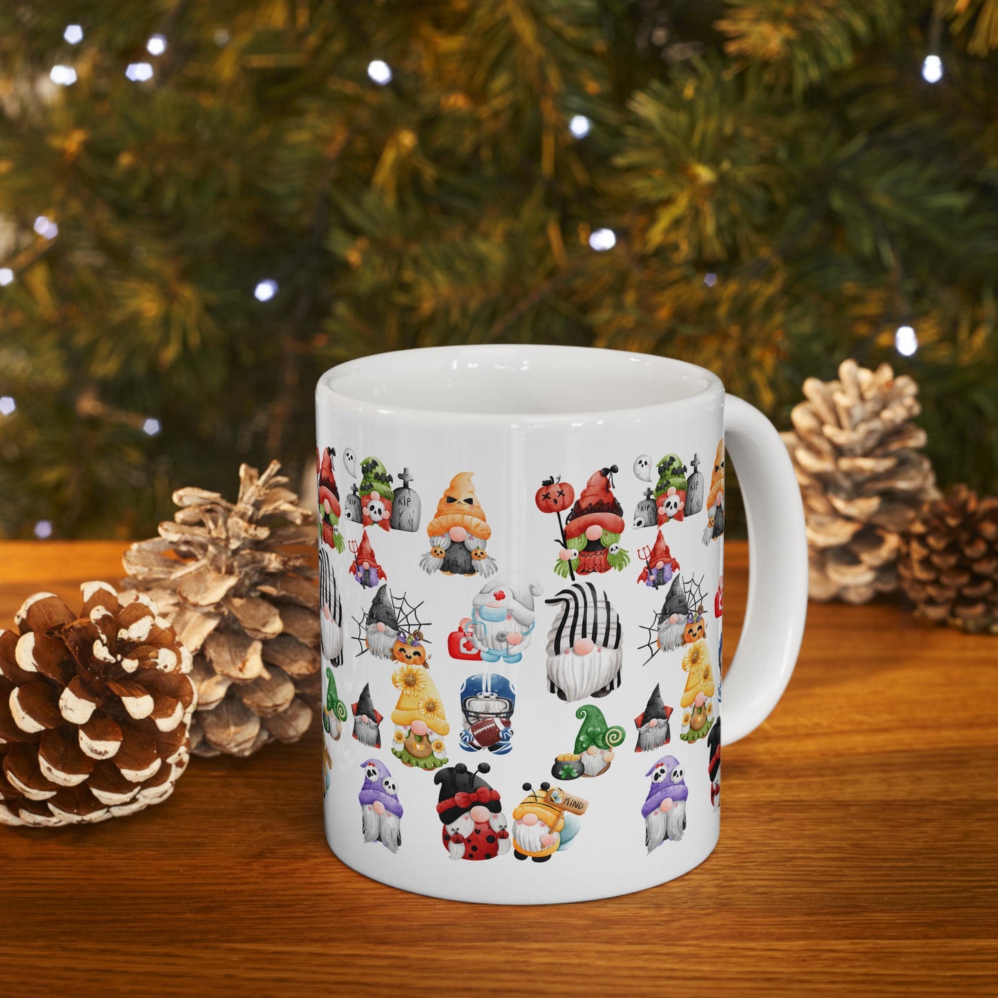 GNOMES OF HALLOWEEN Ceramic Mug 11oz