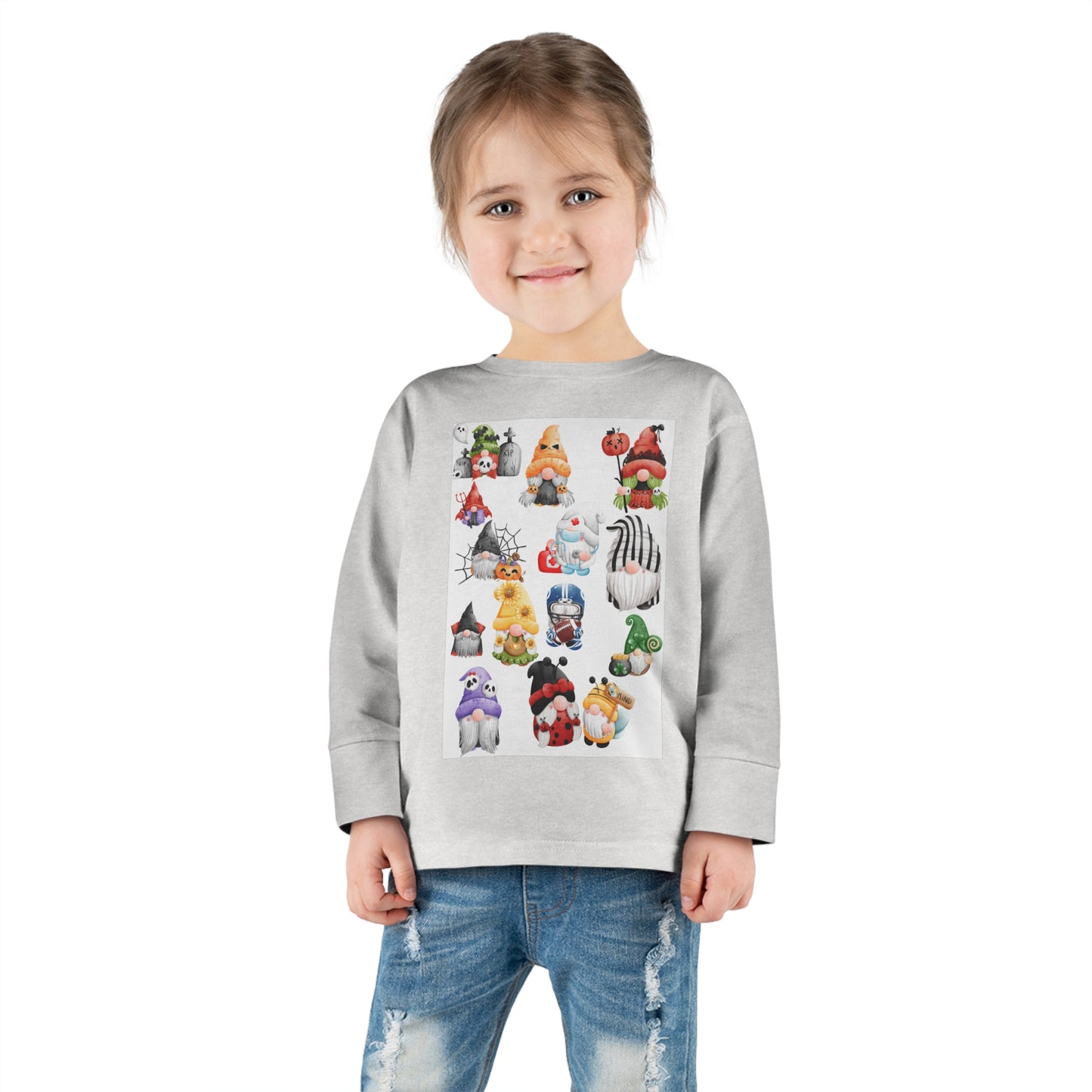 HALLOWEEN GNOMES Toddler Long Sleeve Tee