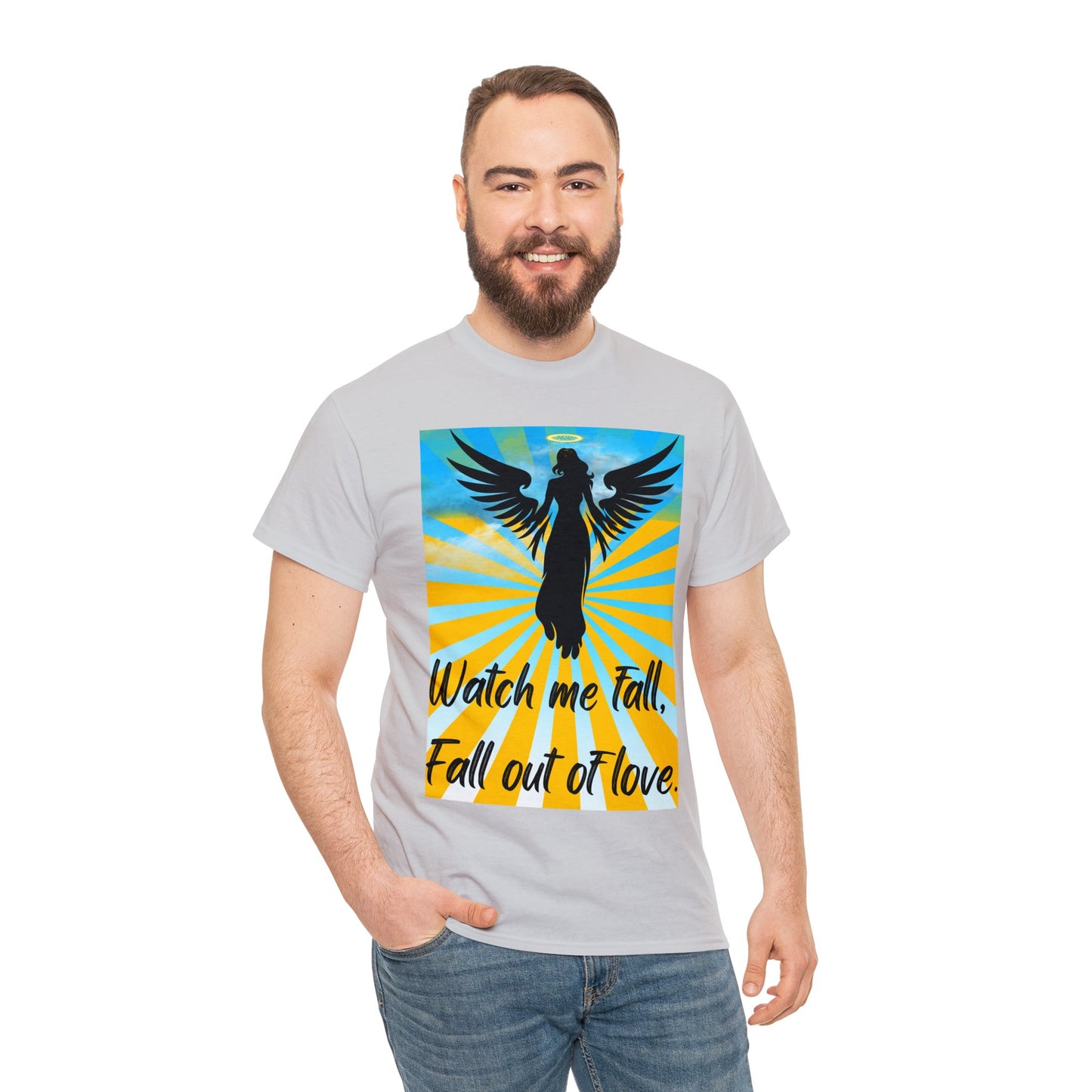 FALL OUT OF LOVE Unisex Heavy Cotton Tee