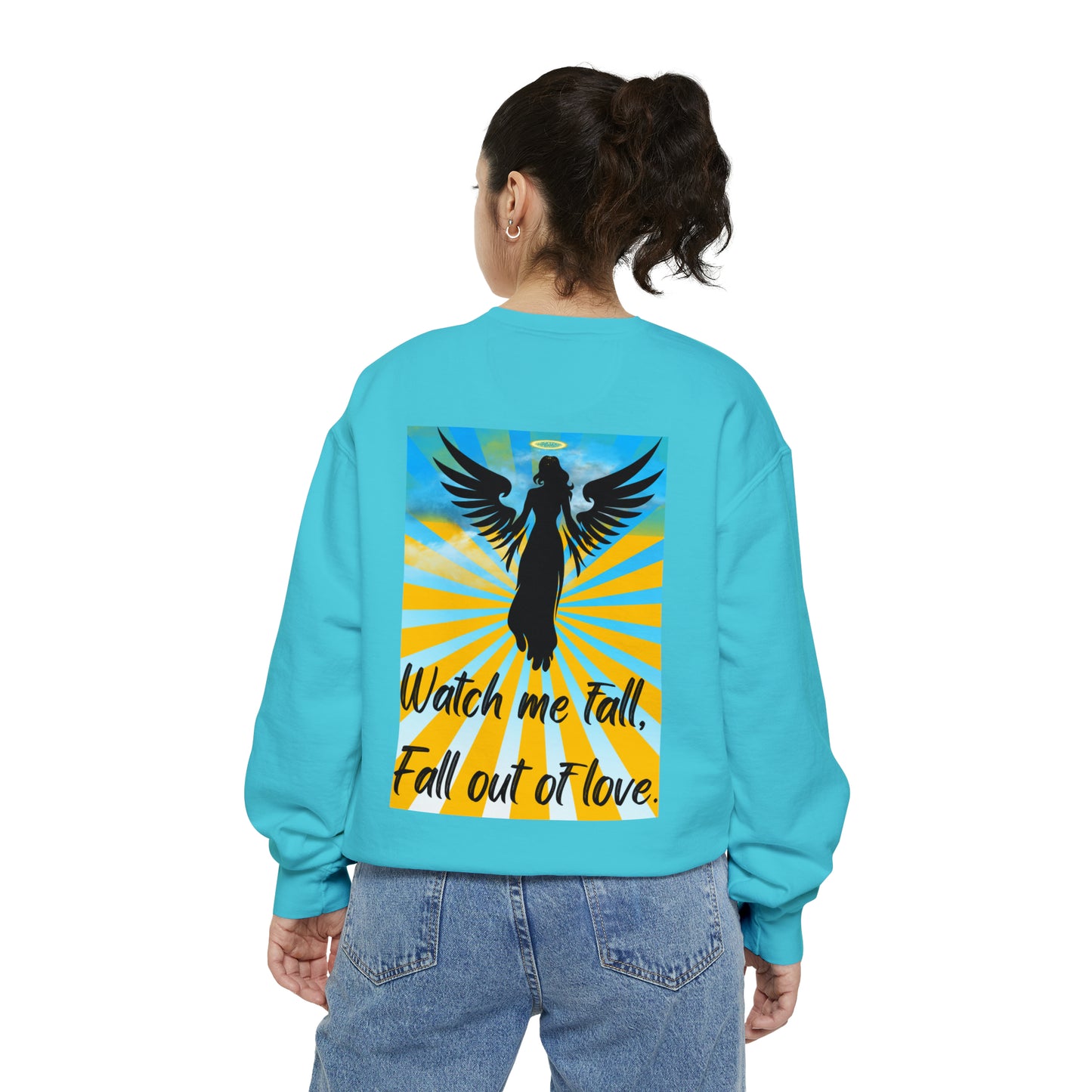 FALL OUT OF LOVE  Unisex Garment-Dyed Sweatshirt