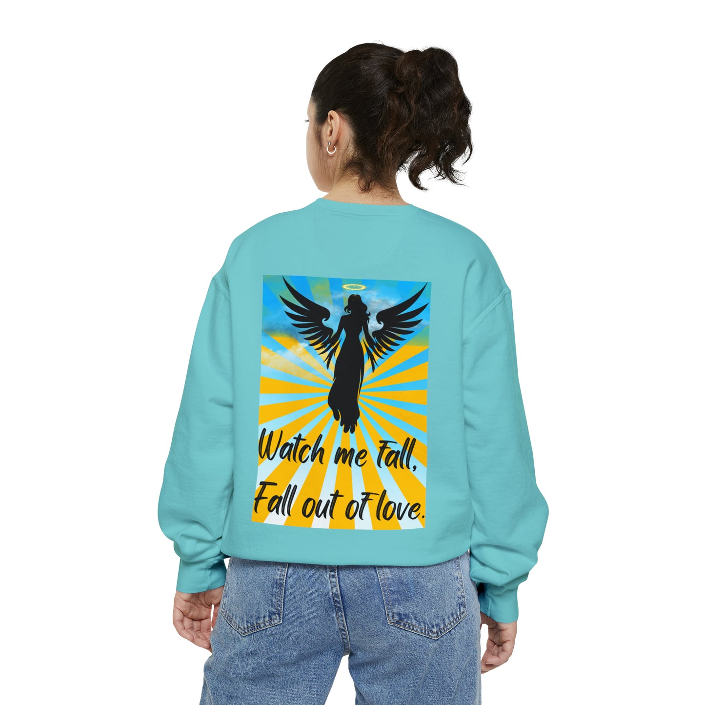 FALL OUT OF LOVE  Unisex Garment-Dyed Sweatshirt
