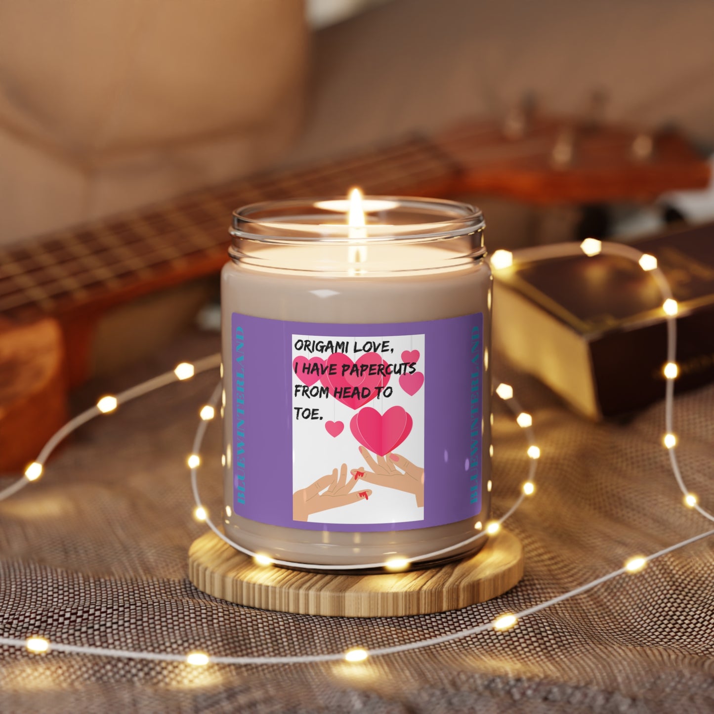 ORIGAME LOVE  Scented Soy Candle, 9oz