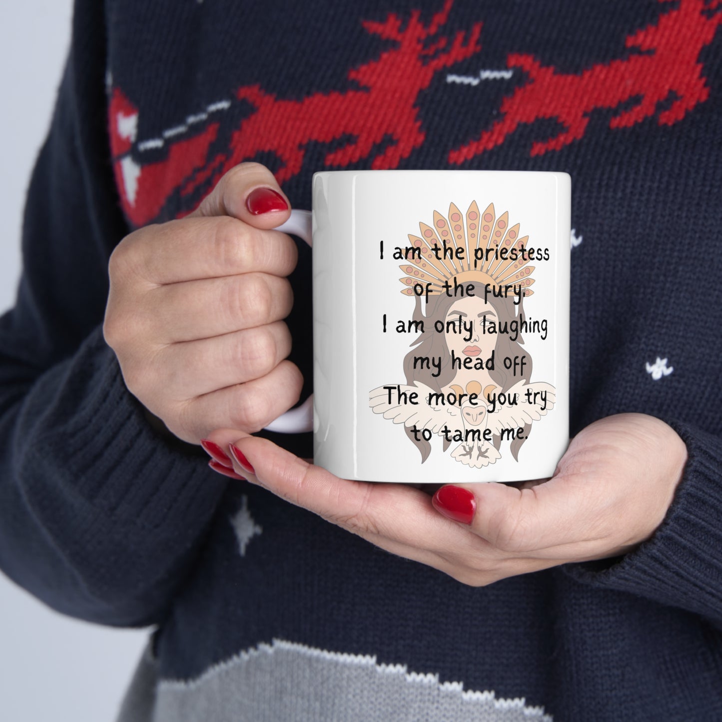 PRIESTESS OF THE FURY Ceramic Mug 11oz