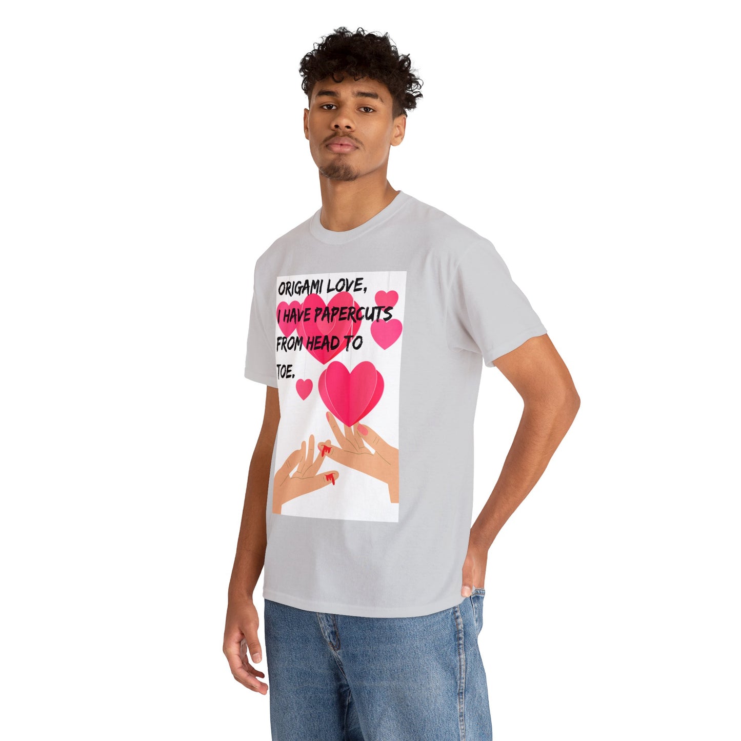 ORIGAME LOVE Unisex Heavy Cotton Tee