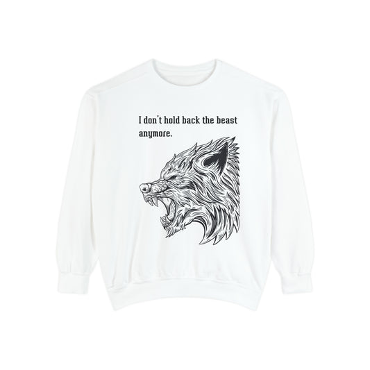 BEAST TALES V1  Unisex Garment-Dyed Sweatshirt