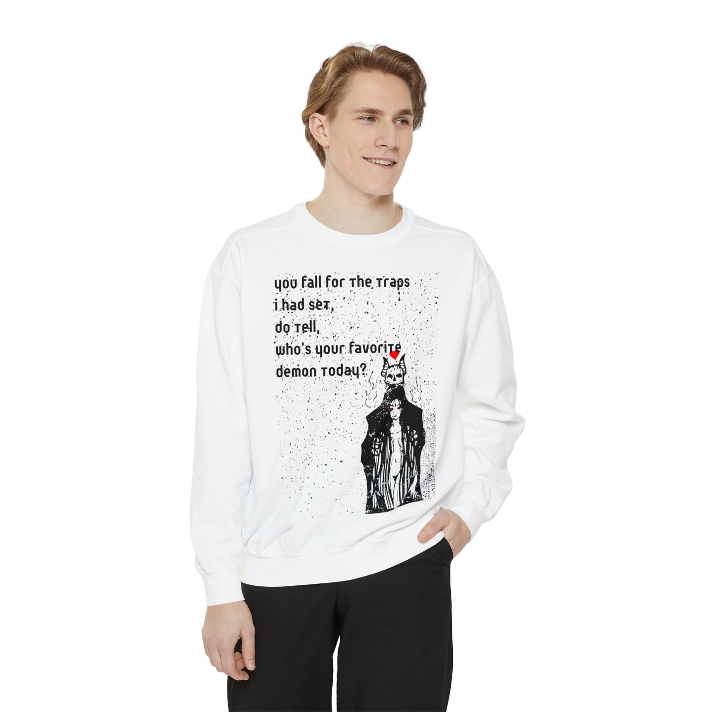 DEMON TALES V1 Unisex Garment-Dyed Sweatshirt