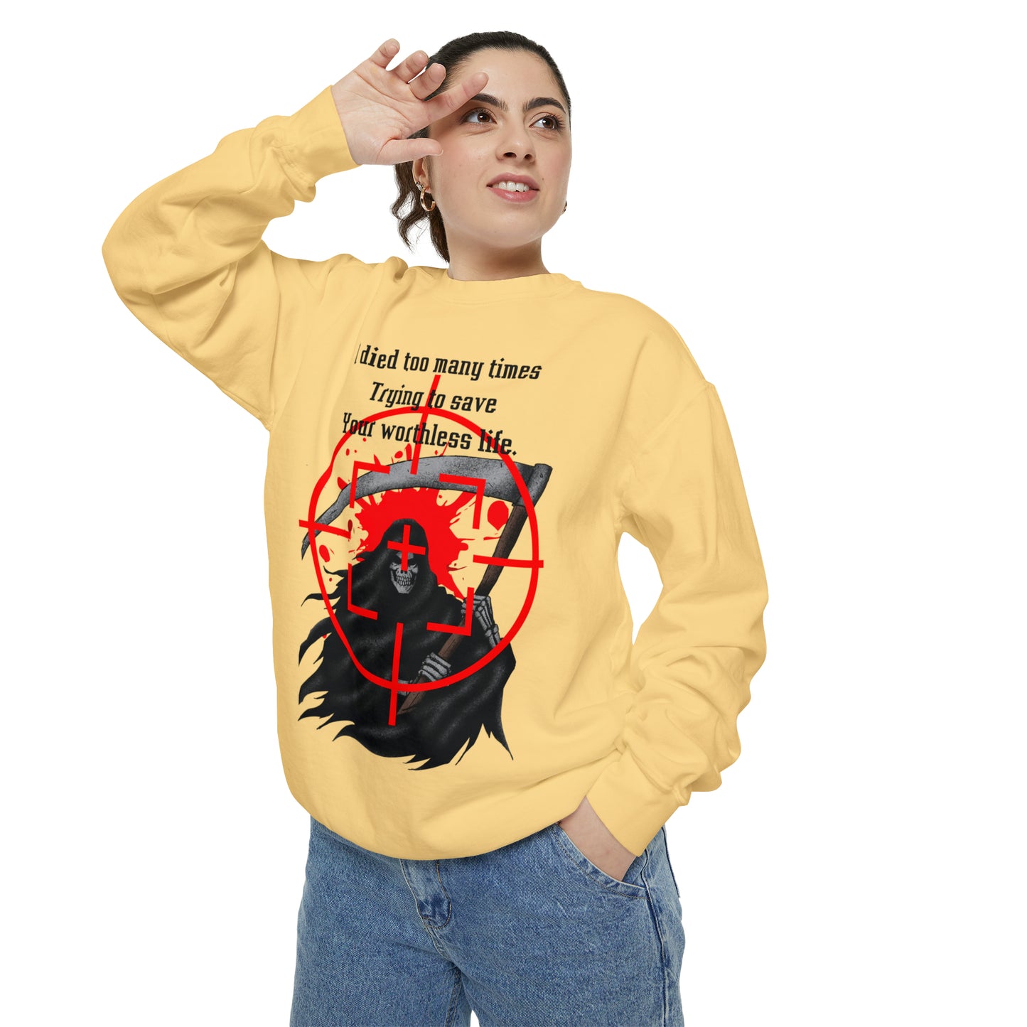 GAMER GIRL Unisex Garment-Dyed Sweatshirt