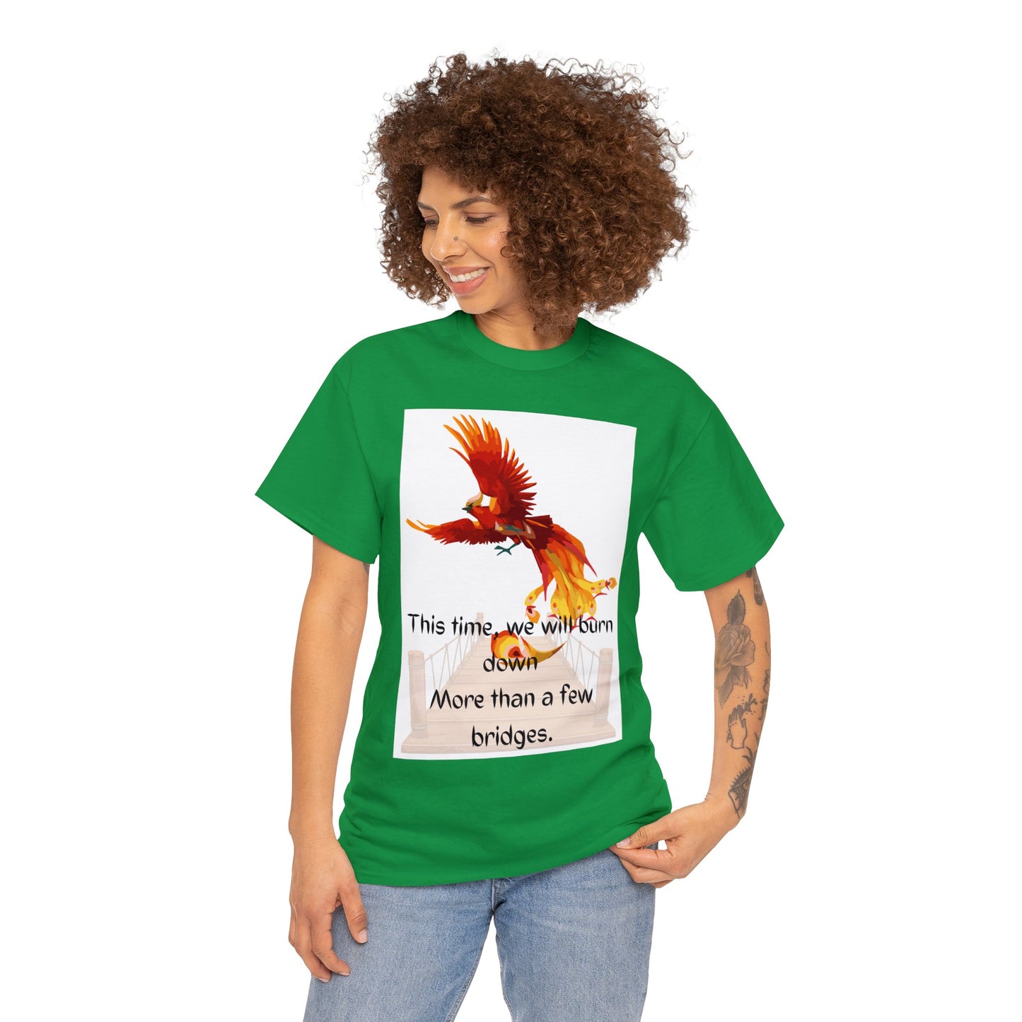 BRIDGES Unisex Heavy Cotton Tee