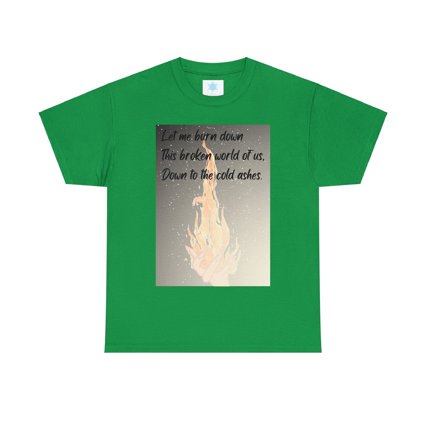 DOWN TO THE ASHES  Unisex Heavy Cotton Tee