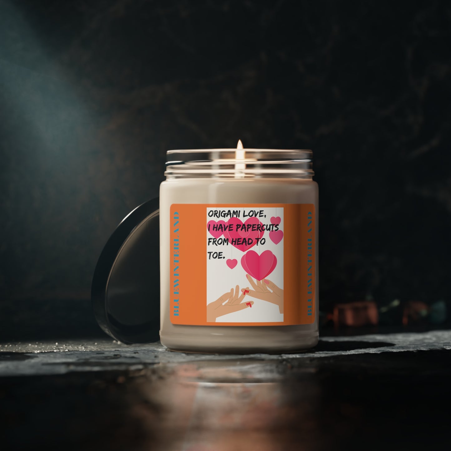 ORIGAME LOVE  Scented Soy Candle, 9oz