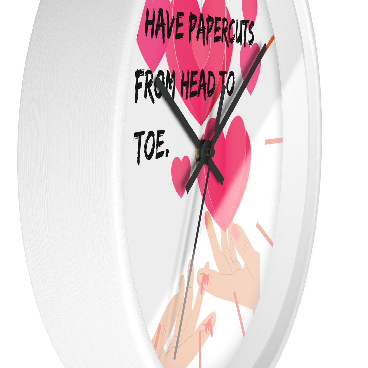 ORIGAMI LOVE Wall Clock