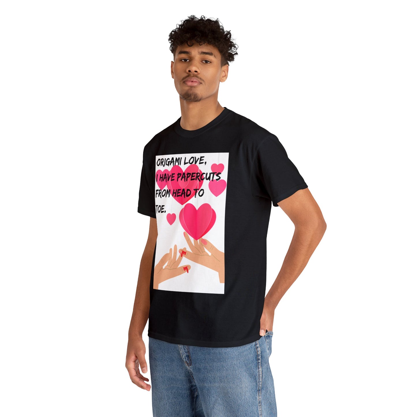 ORIGAME LOVE Unisex Heavy Cotton Tee
