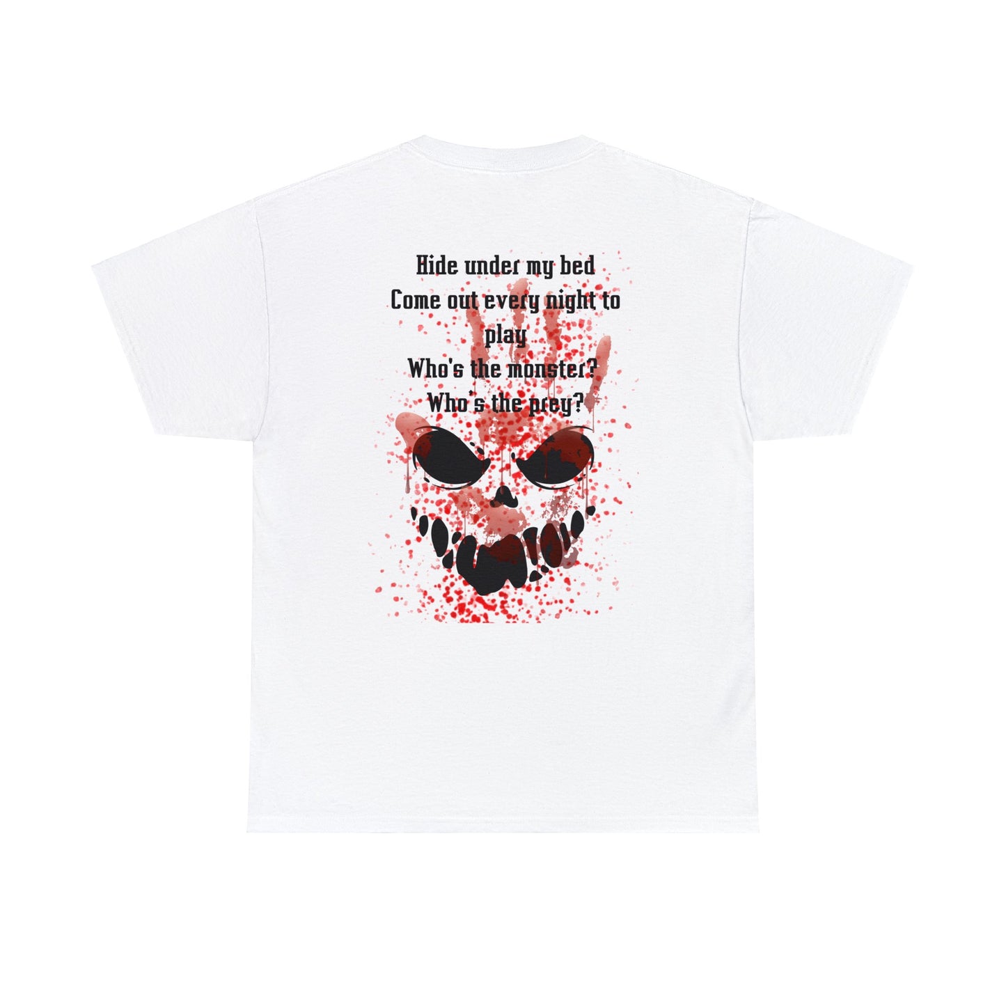 MONSTERS UNDER MY BED Unisex Heavy Cotton Tee