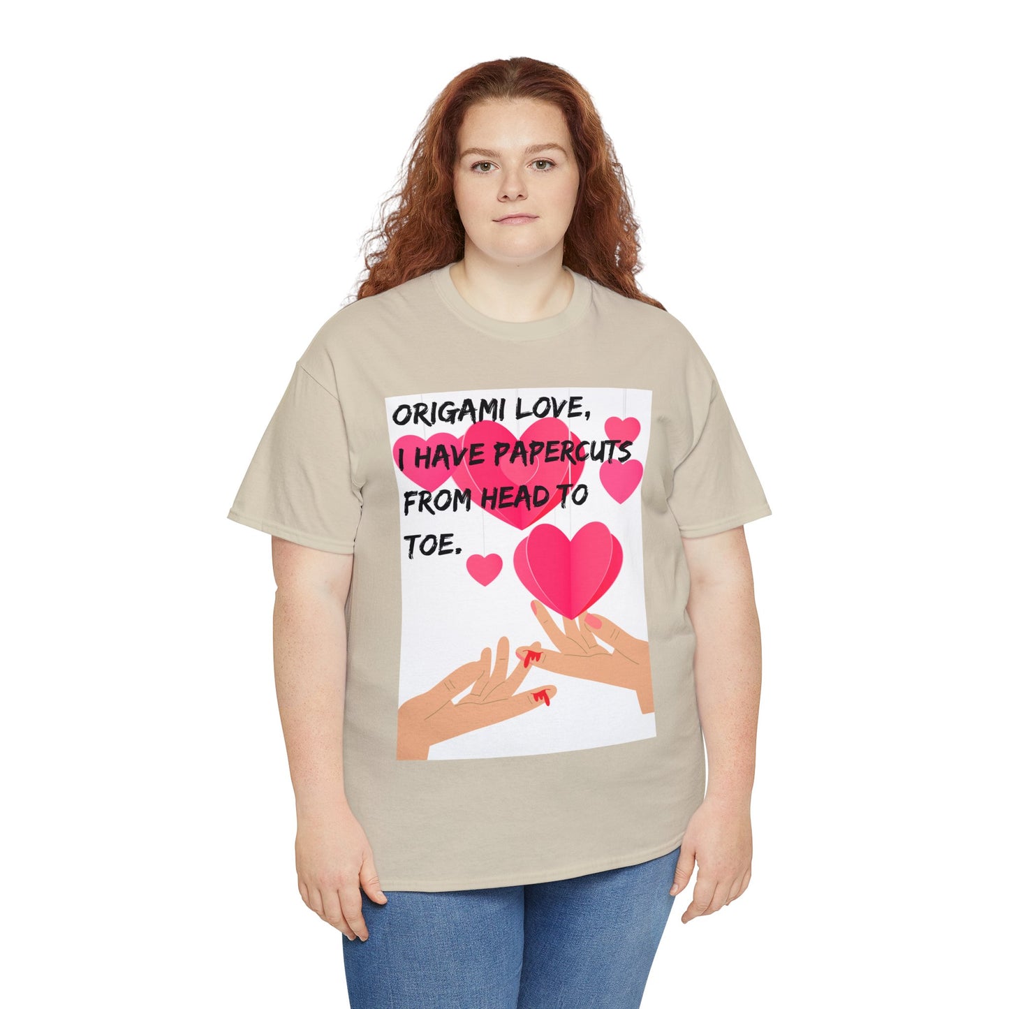 ORIGAME LOVE Unisex Heavy Cotton Tee