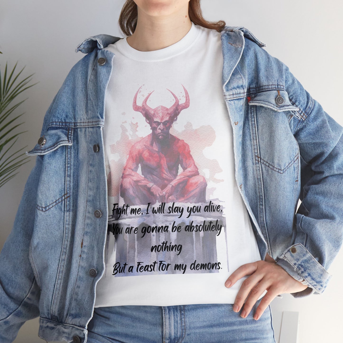 FEAST FOR MY DEMONS Unisex Heavy Cotton Tee