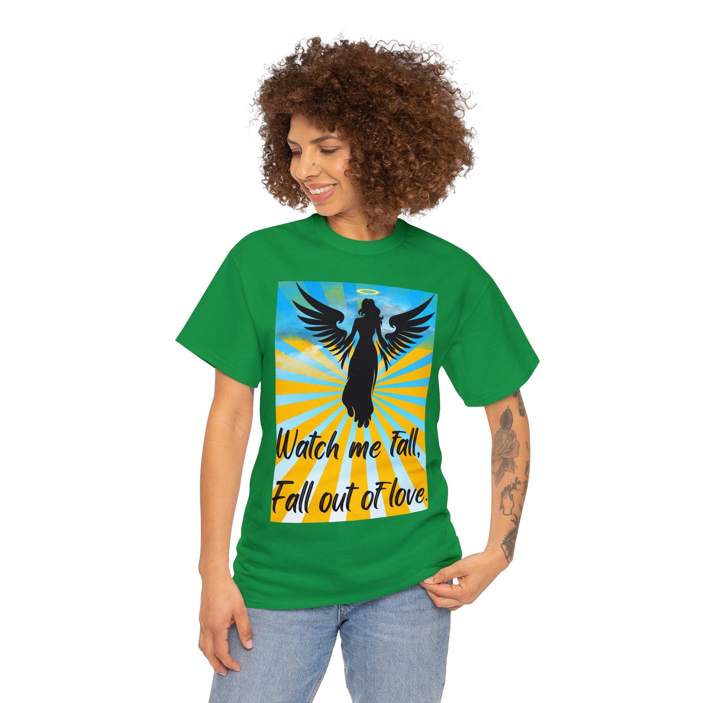 FALL OUT OF LOVE Unisex Heavy Cotton Tee