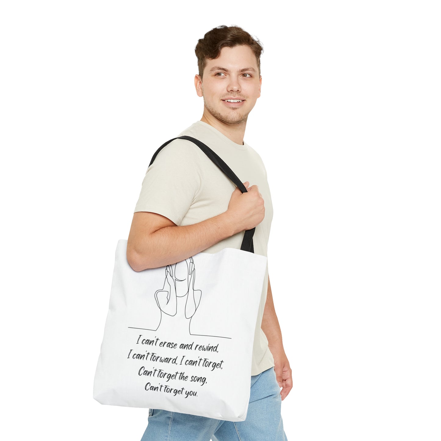 SONG STUCK IN MY HEAD Tote Bag (AOP)