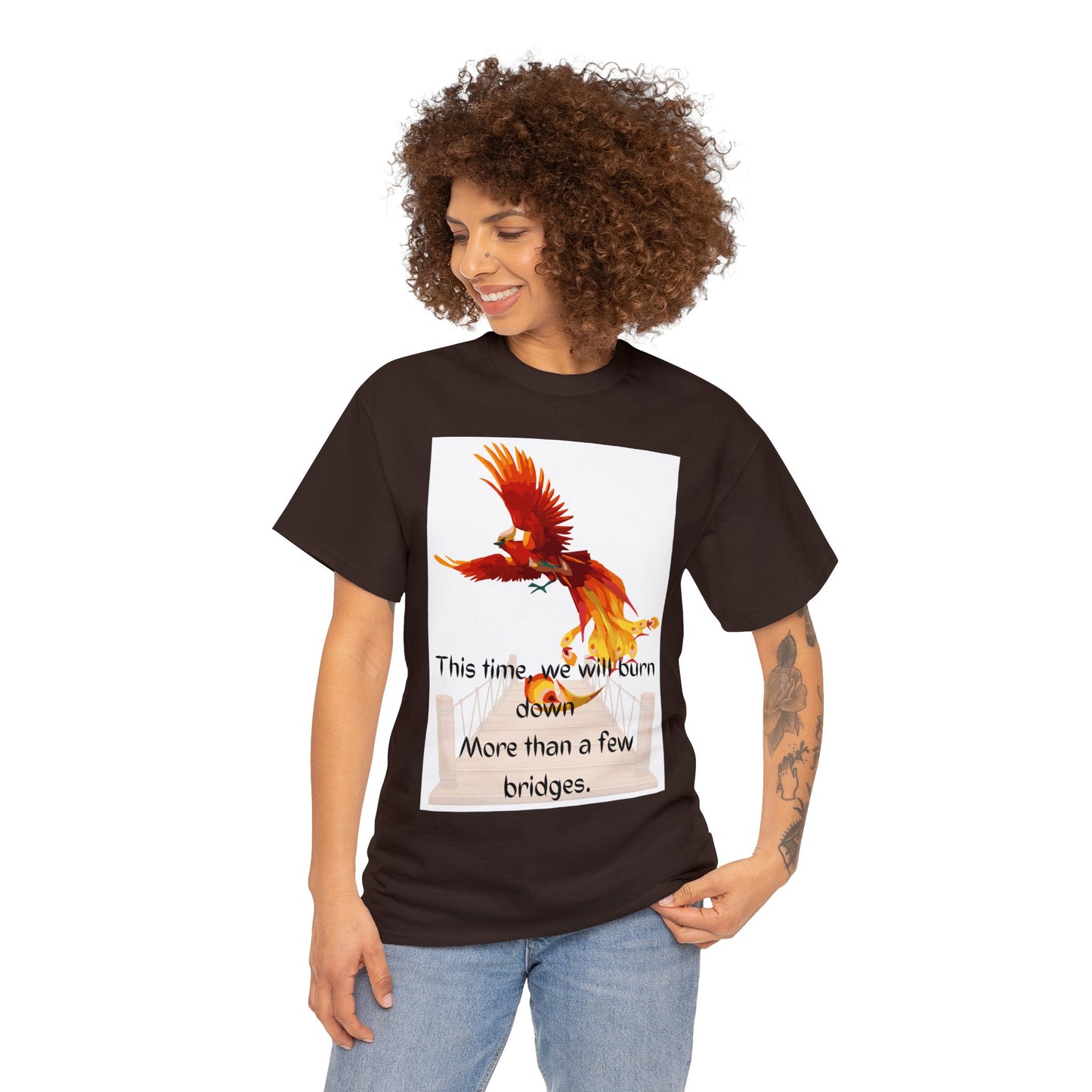 BRIDGES Unisex Heavy Cotton Tee