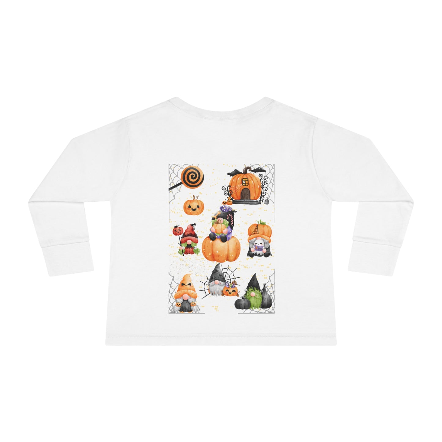 GNOMES AND pUMpKIN Toddler Long Sleeve Tee