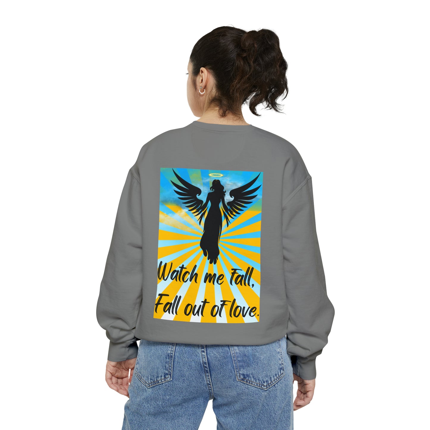 FALL OUT OF LOVE  Unisex Garment-Dyed Sweatshirt