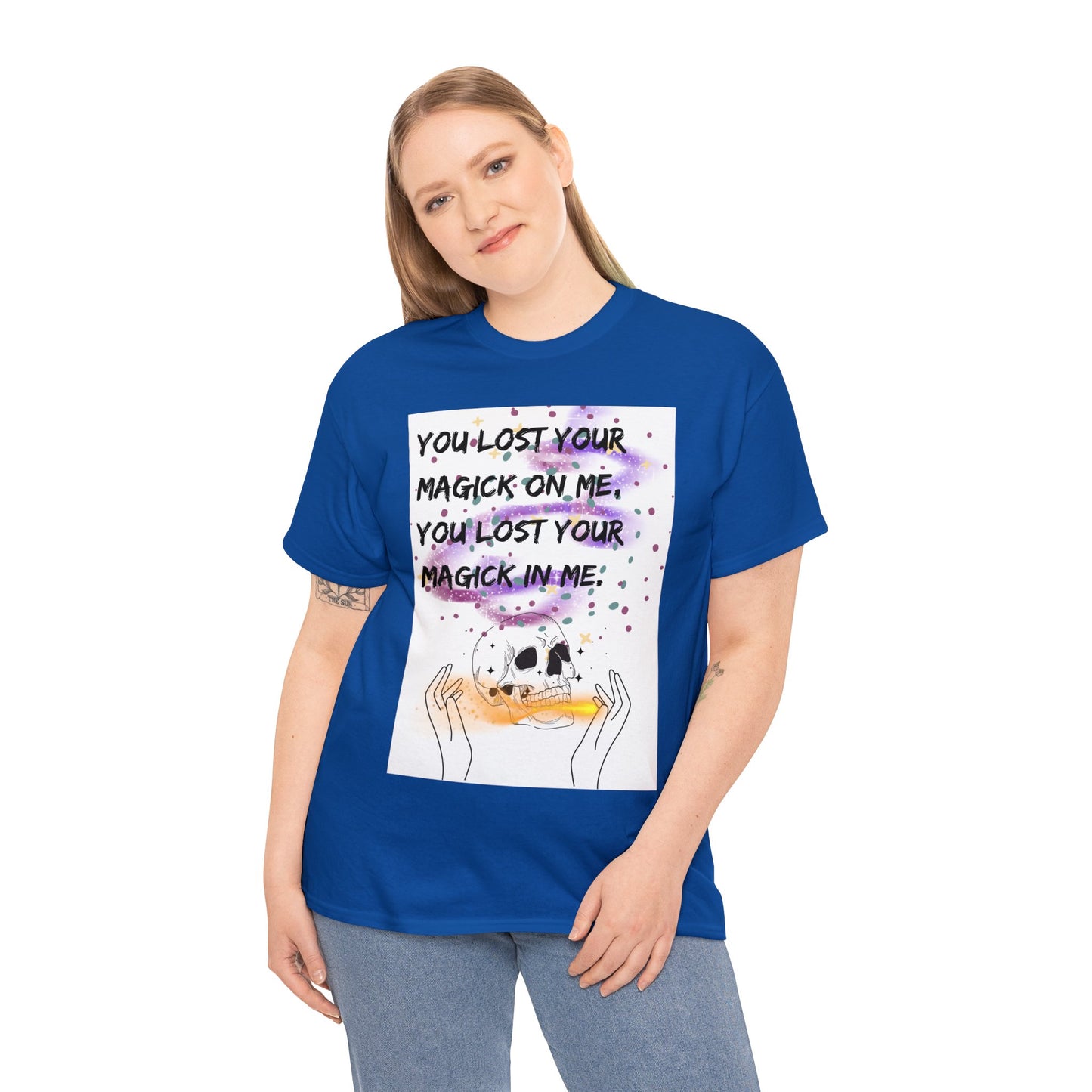 LOST YOUR MAGICK Unisex Heavy Cotton Tee