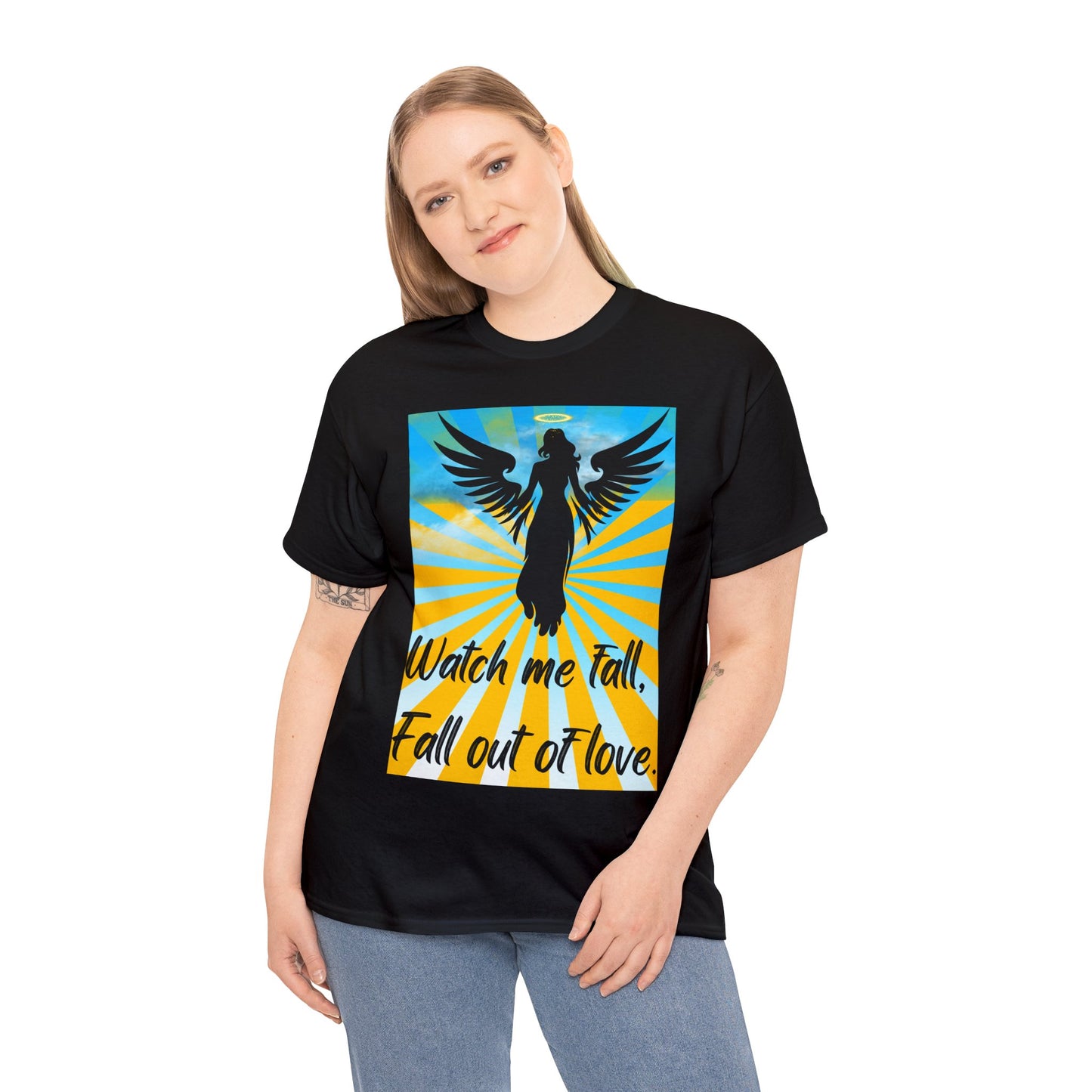 FALL OUT OF LOVE Unisex Heavy Cotton Tee