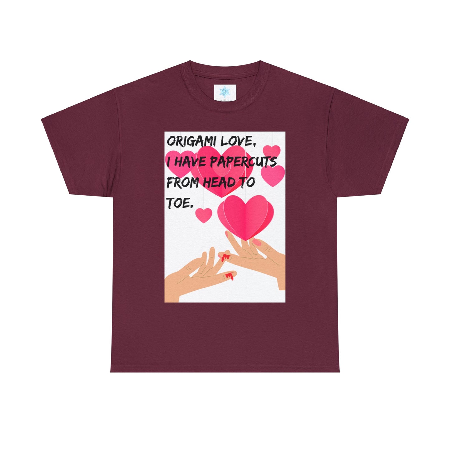 ORIGAME LOVE Unisex Heavy Cotton Tee