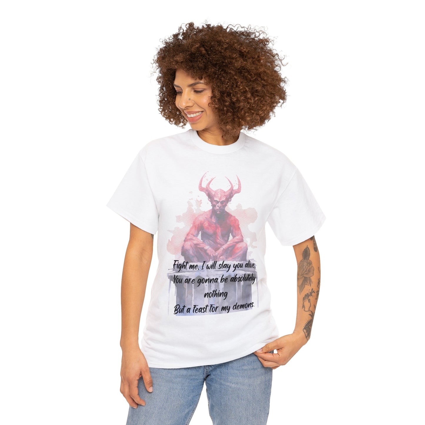 FEAST FOR MY DEMONS Unisex Heavy Cotton Tee