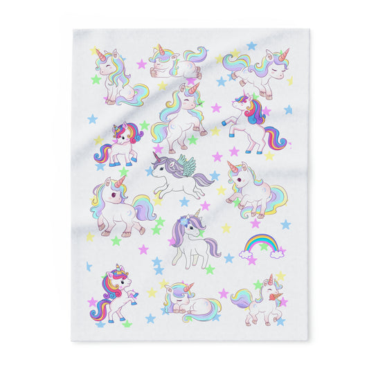 UNICORN LOVE 1  Arctic Fleece Blanket