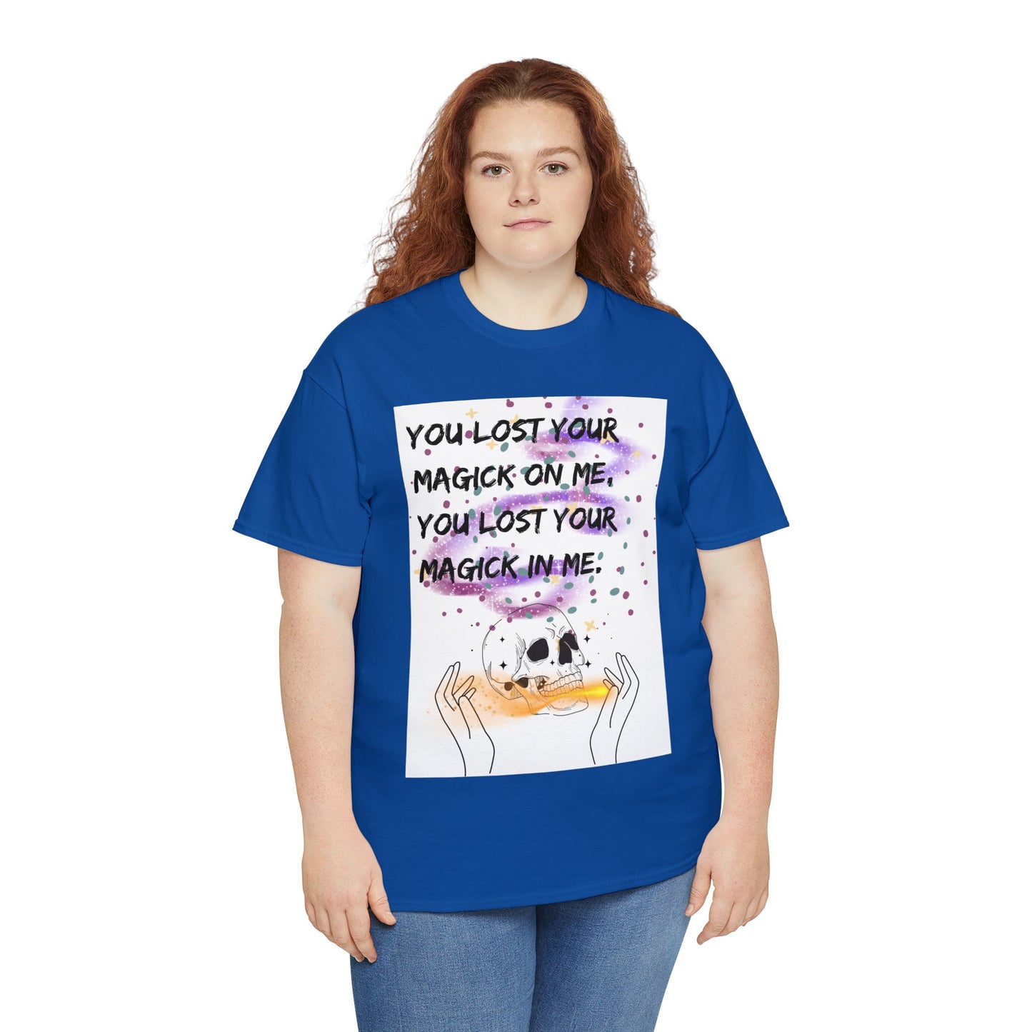 LOST YOUR MAGICK Unisex Heavy Cotton Tee