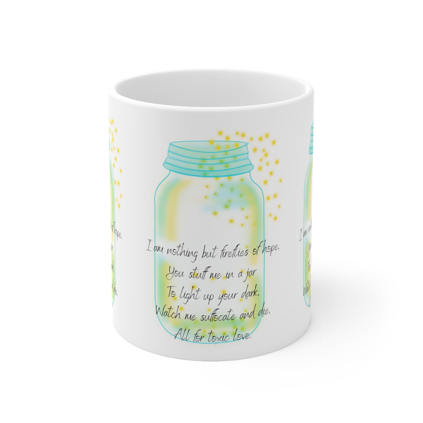 FIREFLIES OF HOPE Ceramic Mug 11oz