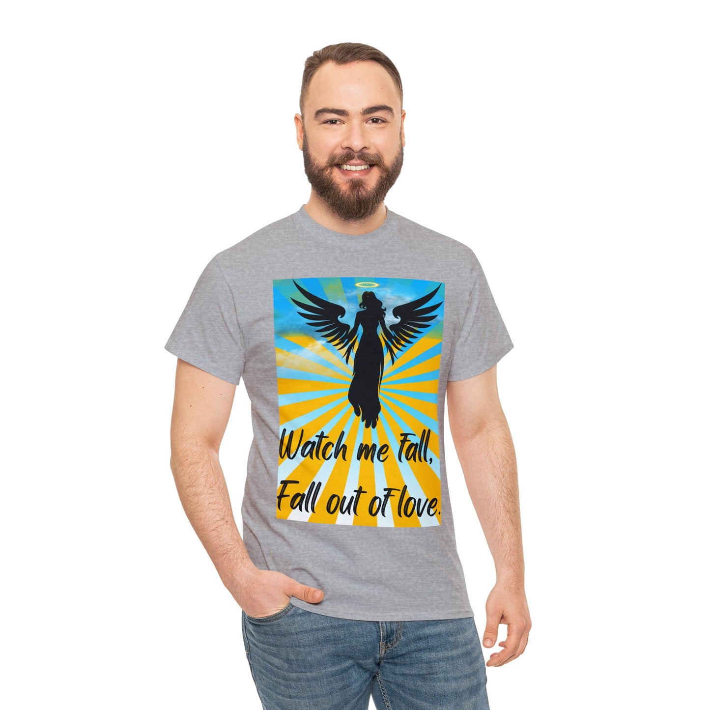 FALL OUT OF LOVE Unisex Heavy Cotton Tee