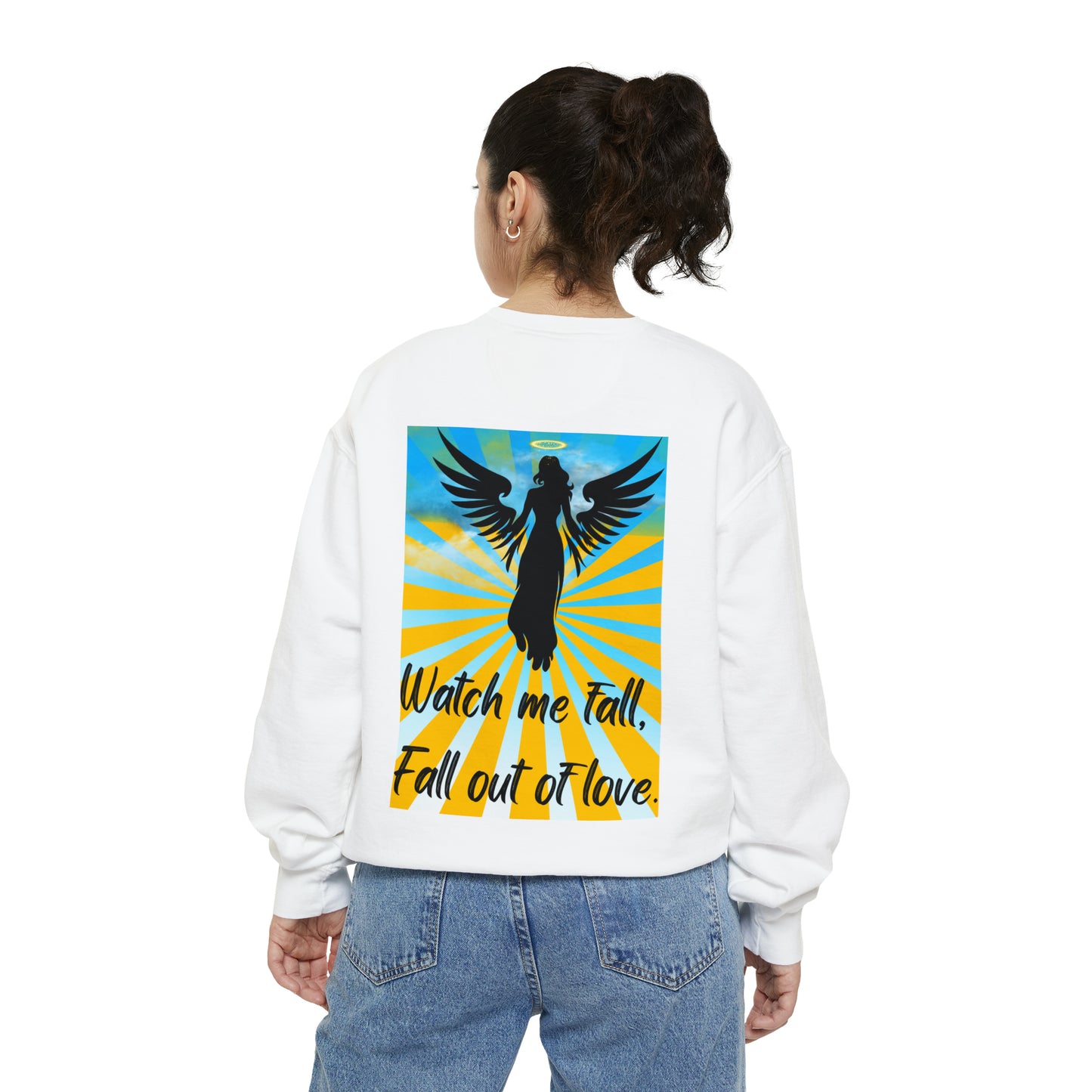 FALL OUT OF LOVE  Unisex Garment-Dyed Sweatshirt