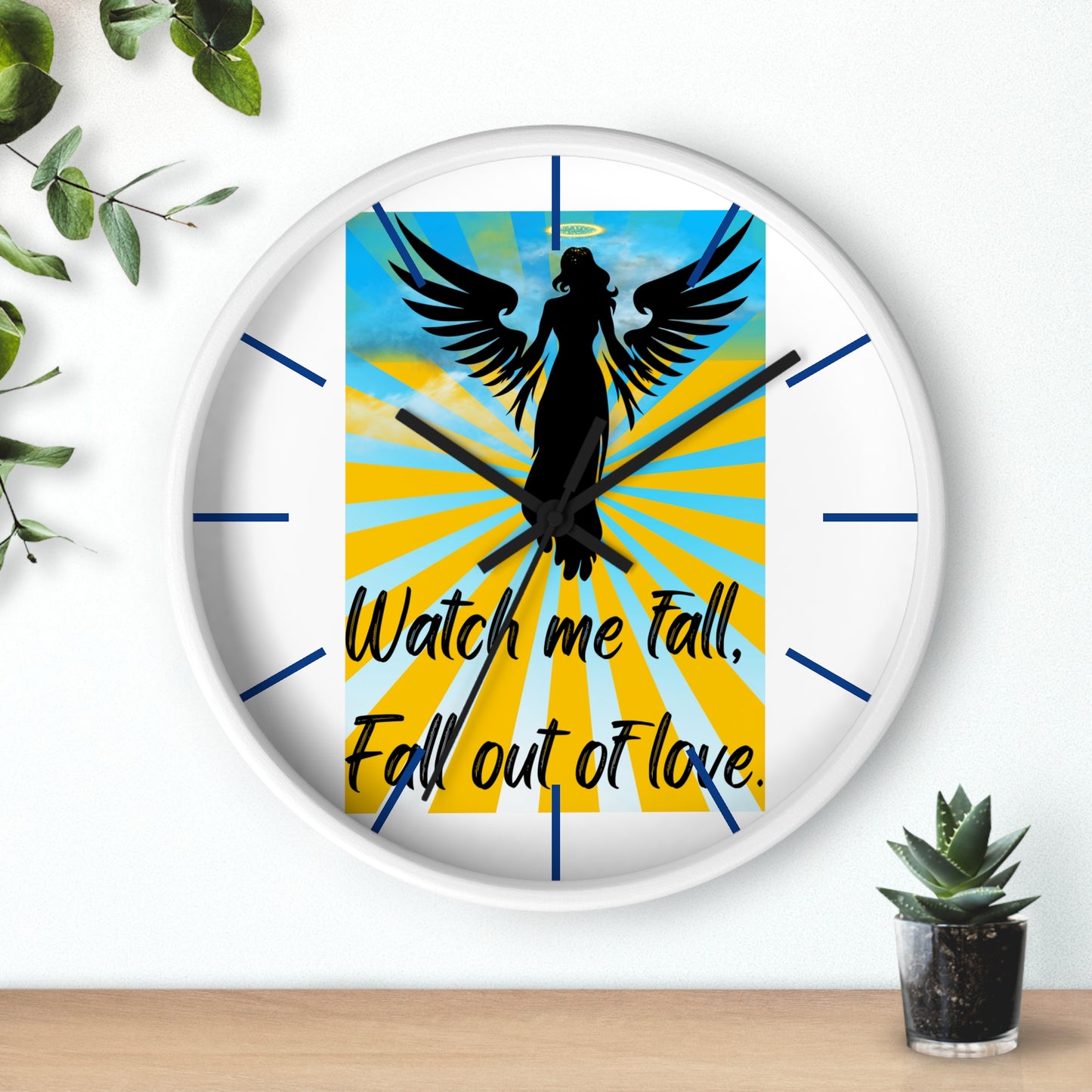 FALL OUT OF LOVE Wall Clock