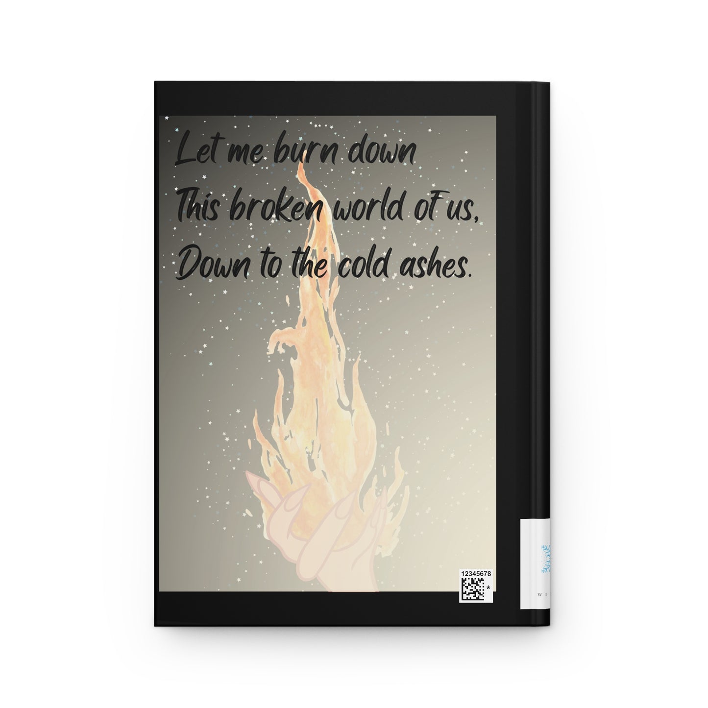 DOWN TO THE ASHES Hardcover Journal Matte