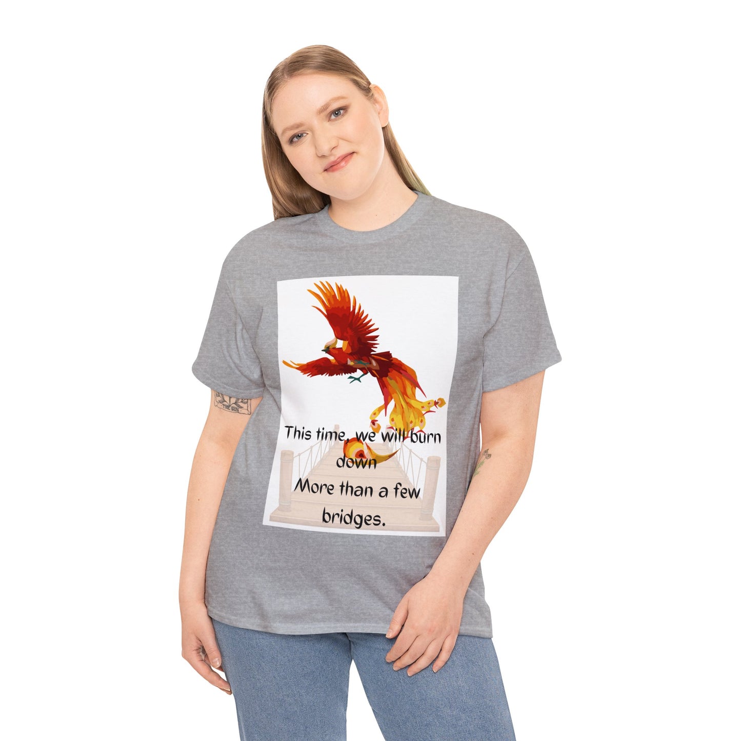 BRIDGES Unisex Heavy Cotton Tee