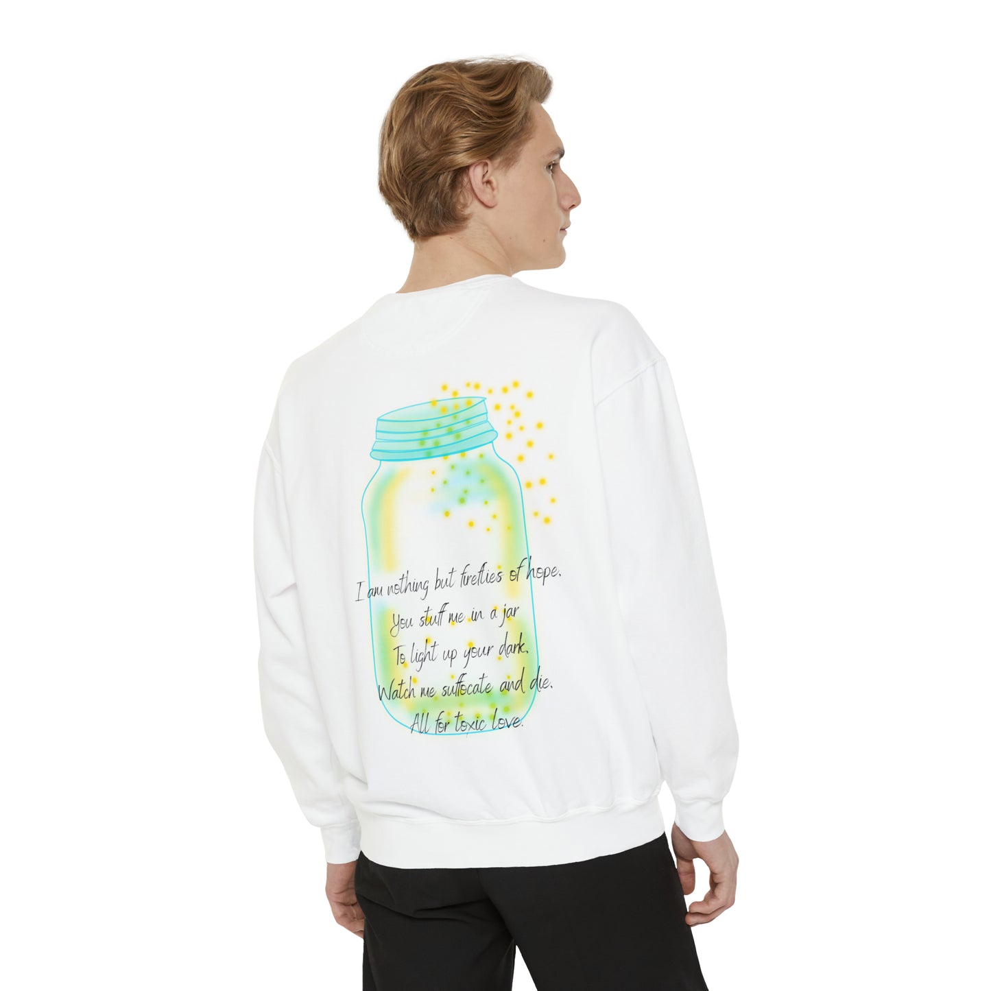 FIREFLIES OF HOPE  Unisex Garment-Dyed Sweatshirt