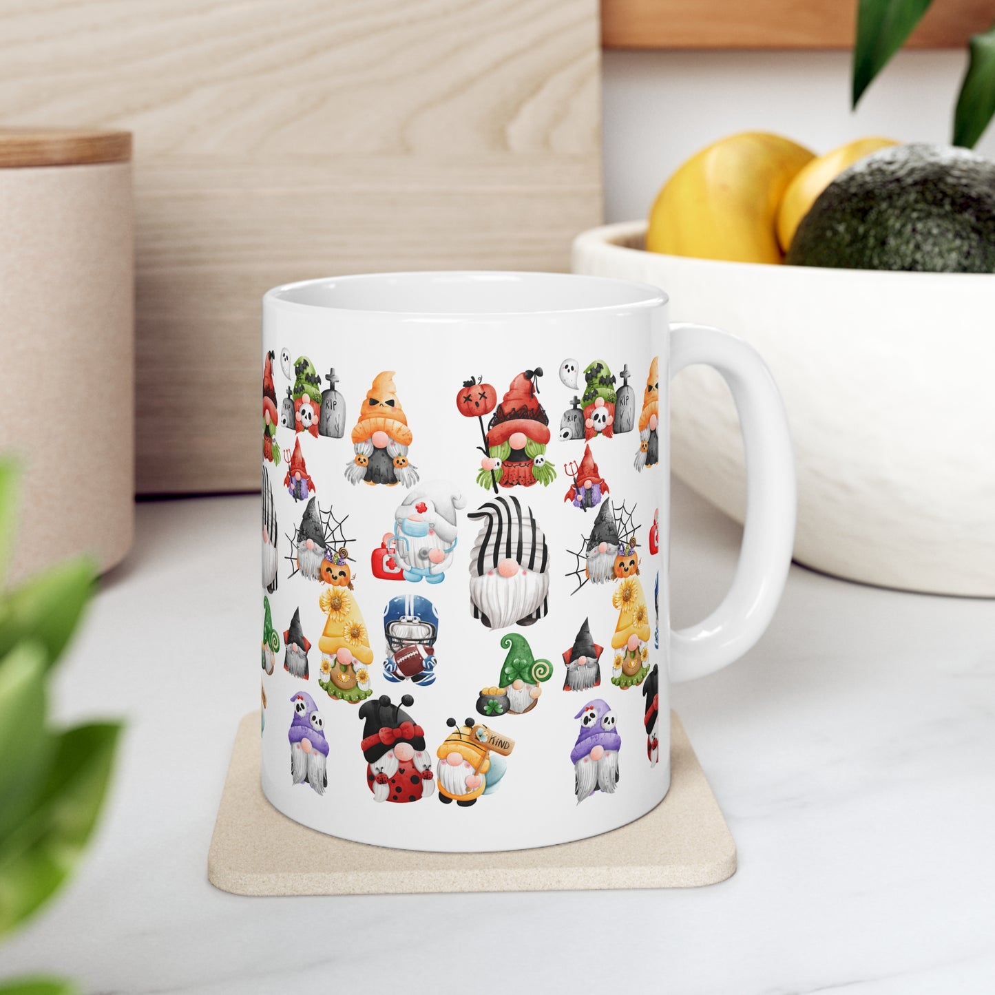 GNOMES OF HALLOWEEN Ceramic Mug 11oz