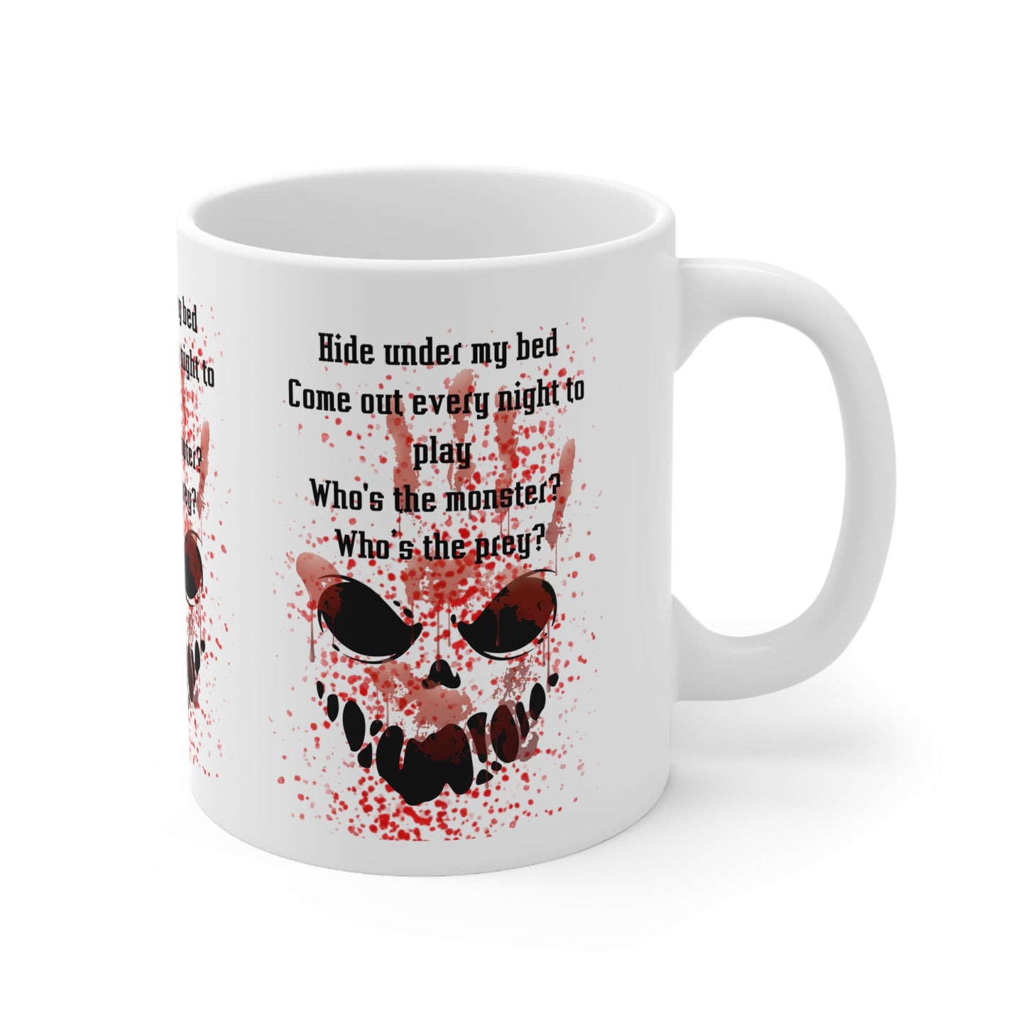 MONSTERS UNDER MY BED Ceramic Mug 11oz