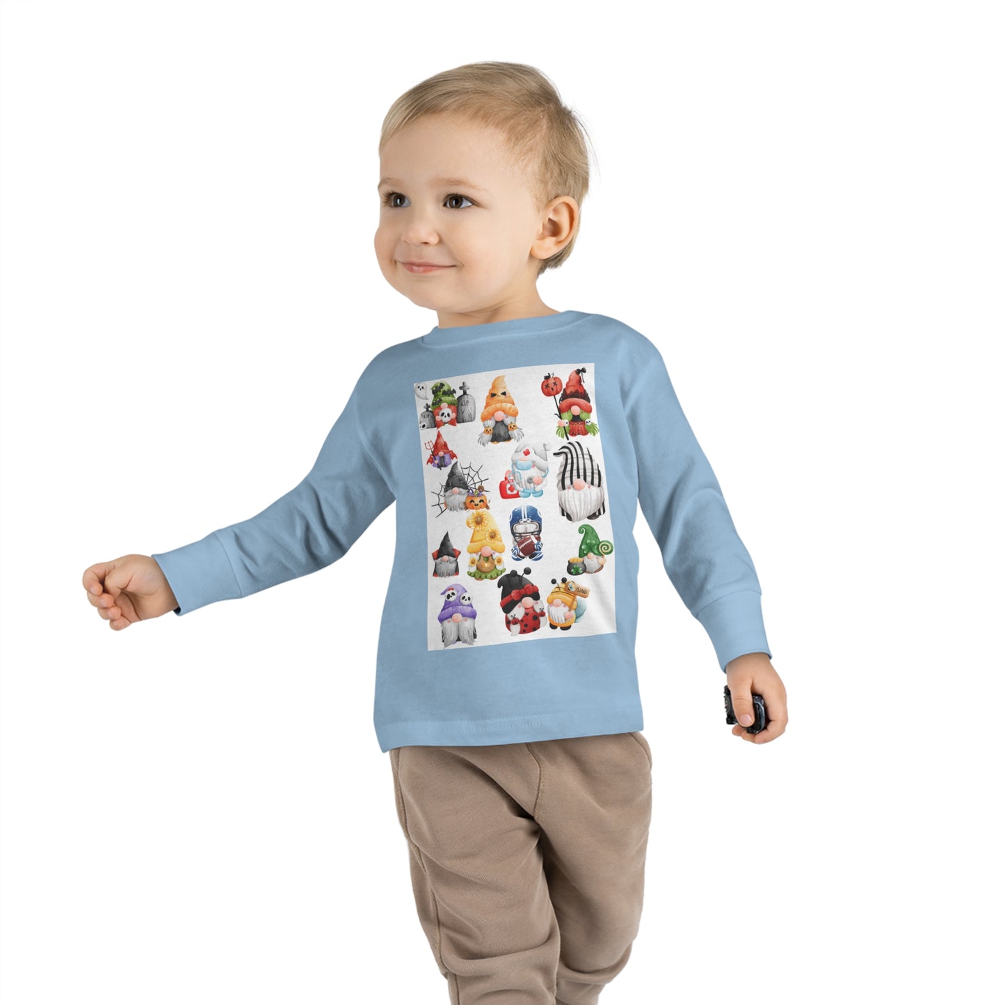HALLOWEEN GNOMES Toddler Long Sleeve Tee