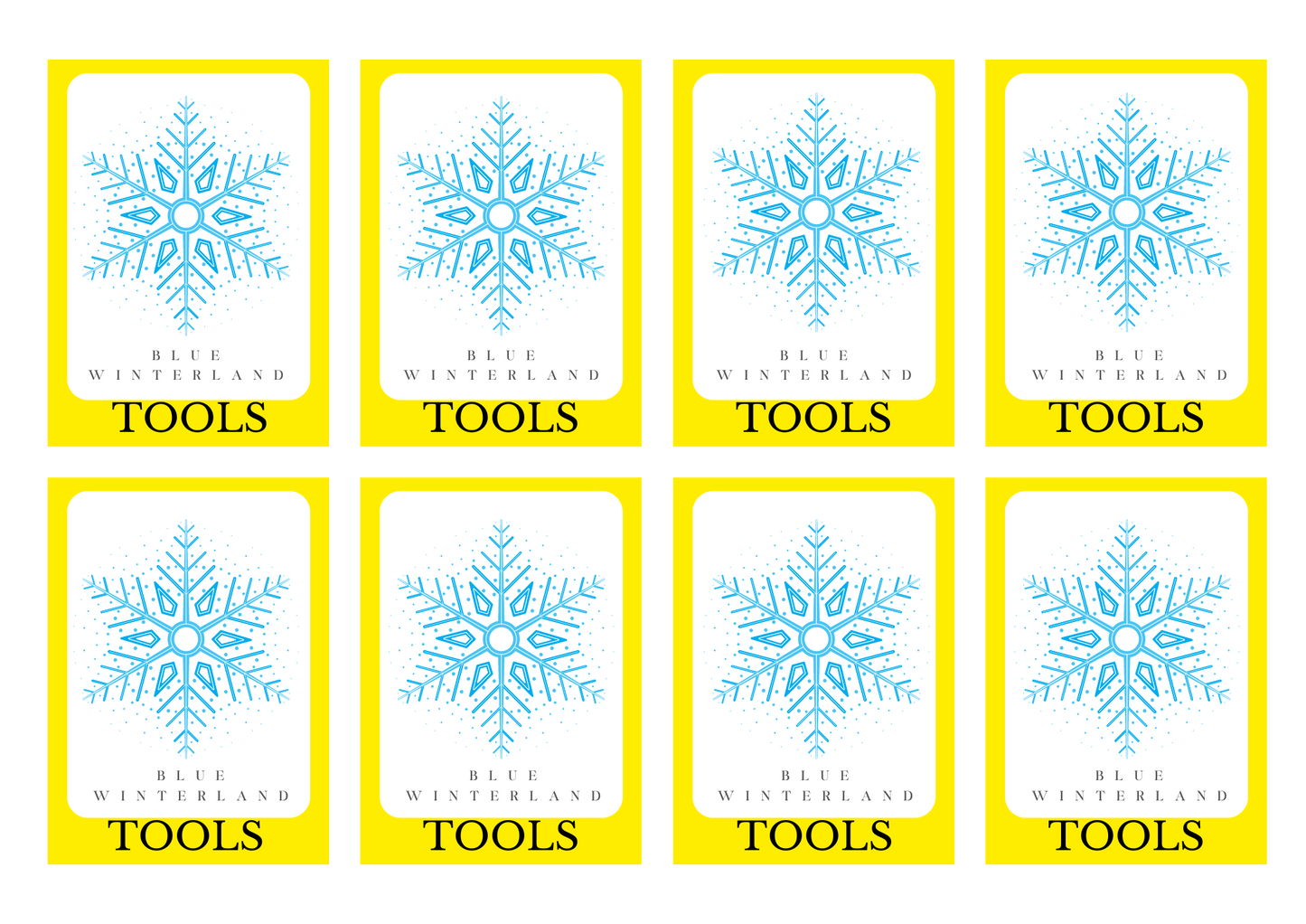 TOOLS FLASHCARD: Memory And Matching Game: 64 CARDS (32 PAIRS)